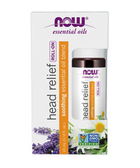 NOW Essential Oils Head Relief Essential Oil Blend Roll-On - 10ml NOW Essential Oils Head Relief Essential Oil Blend Roll-On - 10ml