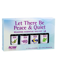 NOW Essential Oils Let There Be Peace & Quiet Kit - 4 x 10ml NOW Essential Oils Let There Be Peace & Quiet Kit - 4 x 10ml