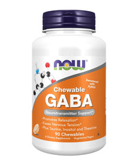 NOW Foods GABA 250mg - 90 Chewable Tabs NOW Foods GABA 250mg - 90 Chewable Tabs
