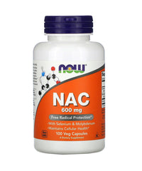 NOW Foods NAC 600 mg - 100 Veg Capsules