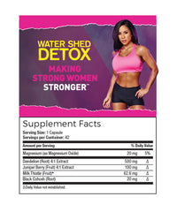 Ripped Femme Water Shed Detox - 42 Veg Capsules