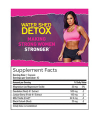 Ripped Femme Water Shed Detox - 42 Veg Capsules Ripped Femme Water Shed Detox - 42 Veg Capsules