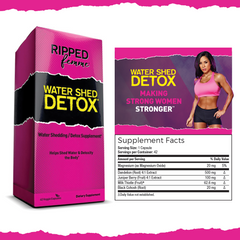 Ripped Femme Water Shed Detox - 42 Veg Capsules Ripped Femme Water Shed Detox - 42 Veg Capsules