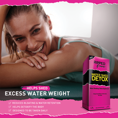 Ripped Femme Water Shed Detox - 42 Veg Capsules Ripped Femme Water Shed Detox - 42 Veg Capsules