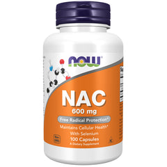 NOW Foods NAC 600 mg - 100 Veg Capsules
