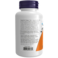 NOW Foods NAC 600 mg - 100 Veg Capsules