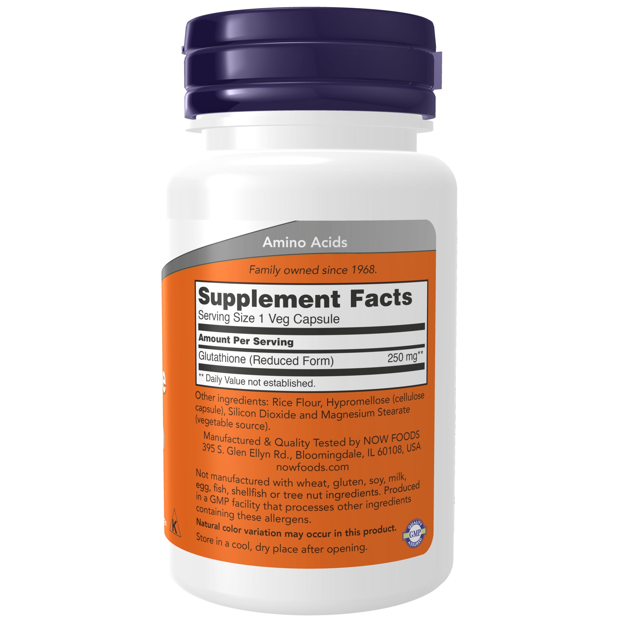 NOW Foods Glutathione 250 mg