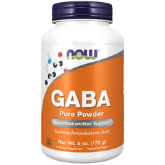 NOW Foods GABA Powder - 6 oz. (170g)