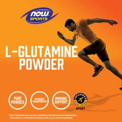 NOW Sports L-Glutamine Powder - 170g/6 oz.