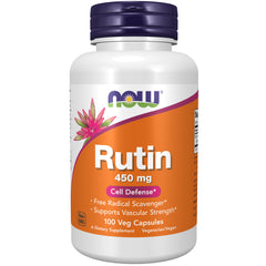 NOW Foods Rutin 450 mg - 100 Veg Capsules