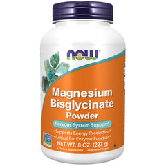 NOW Foods Magnesium Bisglycinate Powder - 227g