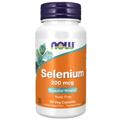NOW Foods Selenium 200 mcg - 90 Veg Capsules