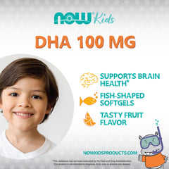 NOW Foods DHA Kids Chewable - 60 Softgels