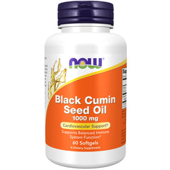 NOW Foods Black Cumin Seed Oil 1000 mg - 60 Softgels