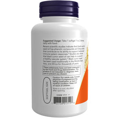 NOW Foods Black Cumin Seed Oil 1000 mg - 60 Softgels