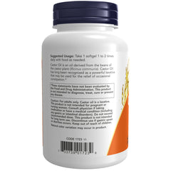 NOW Foods Castor Oil 650 mg - 120 Softgels