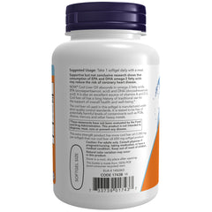 NOW Foods Cod Liver Oil, Extra Strength 1,000 mg