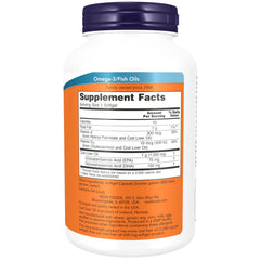 NOW Foods Cod Liver Oil, Extra Strength 1,000 mg