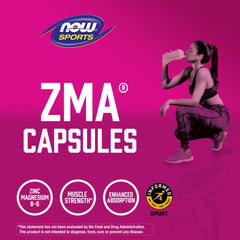 NOW Sports ZMA - 90 Veg Capsules