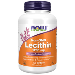 NOW Foods Lecithin 1200mg - 100 Softgels