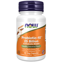 NOW Foods Probiotic-10™ 25 Billion - Veg Capsules