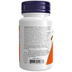 NOW Foods Serrapeptase - 60 Veg Capsules