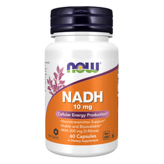 NOW Foods NADH 10 mg - 60 Veg Capsules