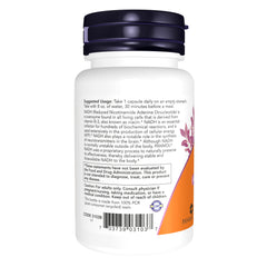 NOW Foods NADH 10 mg - 60 Veg Capsules