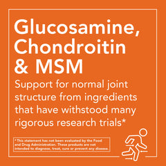NOW Foods Glucosamine & Chondroitin with MSM - 90 Veg Capsules