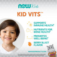 NOW Foods Kid Vits Berry Blast - 120 Chewables