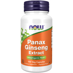 NOW Foods Panax Ginseng Extract - 100 Veg Capsules
