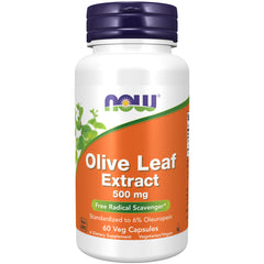 NOW Foods Olive Leaf Extract 500 mg - 60 Veg Capsules