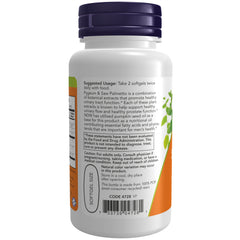 NOW Foods Pygeum & Saw Palmetto - 60 Softgels