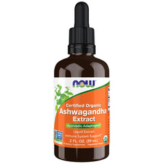 NOW Foods Ashwagandha Extract Liquid, Organic - 59ml