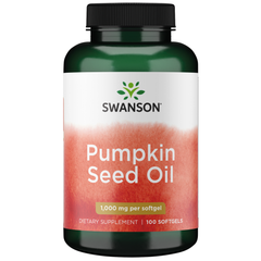 Swanson Pumpkin Seed Oil 1,000 mg - 100 Softgels