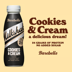 Barebells Protein Milkshake Cookies & Cream 330ml (8 pack)