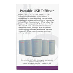 NOW Essential Oils Ultrasonic Portable Essential Oil Diffuser