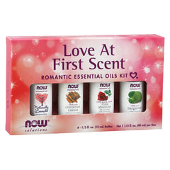 NOW Essential Oils Love At First Scent Kit - 4 x 10ml