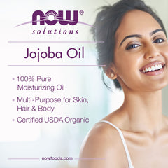 NOW Solutions Jojoba Oil, Organic - 118ml