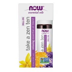 NOW Essential Oils Take A Zen Ten Essential Oil Blend Roll-On - 10ml