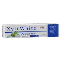 NOW Solutions Xyliwhite Platinum Mint Toothpaste Gel with Baking Soda - 181g