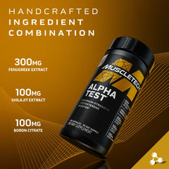MuscleTech Alpha Test 100mg - 120 Capsules