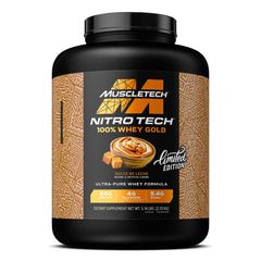 MuscleTech Nitro-Tech 100% Whey Gold 5lbs - Dulce de Leche