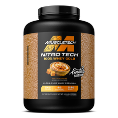 MuscleTech Nitro-Tech 100% Whey Gold 5lbs - Dulce de Leche
