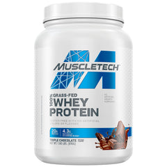 MuscleTech Grass Fed 100% Whey Protein Triple Chocolate (816g) 1.8lbs