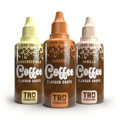 Tru Hydration Coffee Enhancer Condensed Milk, Caramel & Vanilla - 45ml (3 Pack)