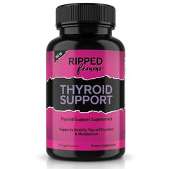 Ripped Femme Thyroid Support - 60 Veg Capsules
