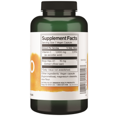 Swanson C-1000 - Vitamin C with Rose Hips 1,000mg  - 90 Vegan Capsules