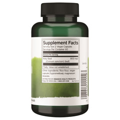 Swanson Full Spectrum Holy Basil Leaf 400mg - 120 Vegan Capsules