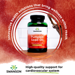 Swanson Pumpkin Seed Oil 1,000 mg - 100 Softgels